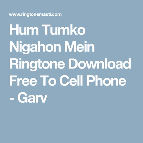 Hum Tumko Nigahon Mein Mp4 Video Free Download